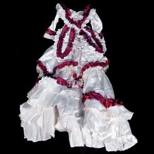 出口美国古董洋娃娃古典女华丽复古裙套装印第安民族娃娃衣服配件